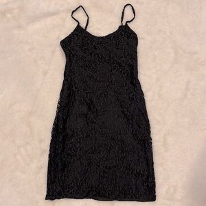 ASOS Petite cutout back mini dress
